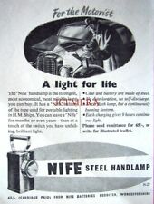 Nife steel handlamp for sale  SIDCUP