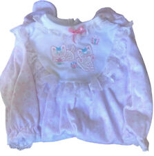 Pijama Vintage Baby Gro Infantil Menina Rosa Médio Gatinhos Borboletas Dormitório comprar usado  Enviando para Brazil