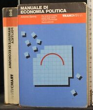 Manuale economia politica. usato  Ariccia