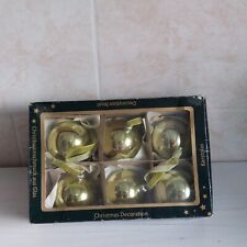 Gold glass christmas for sale  KETTERING