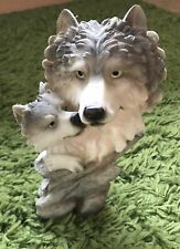 Resin wolf figurine for sale  NORWICH