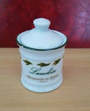 Antigua olla de mostaza porcelana - Lameloise - Edmond Fallot - Beaune segunda mano  Embacar hacia Argentina