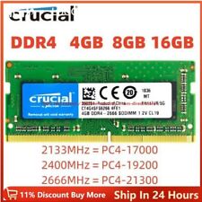 CRUCIAL DDR4 4GB 8GB 16GB 2666 2133 3200 LAPTOP SPEICHER SODIMM NOTEBOOK-RAM, usado comprar usado  Enviando para Brazil