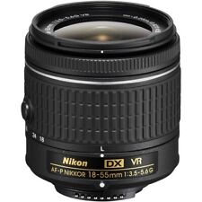 (Caja abierta) Nikon DX AF-P Nikkor 18-55 mm f/3,5-5,6 G VR Zoom Kit Lente de montaje F segunda mano  Embacar hacia Argentina