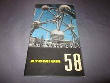 Vintage atomium booklet d'occasion  Expédié en Belgium