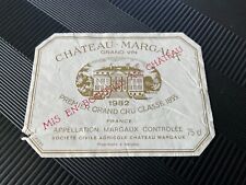 Etiquette chateau margaux d'occasion  Nantes-