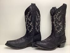 black cowboy boots 8 5 for sale  Pompano Beach