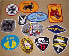 Vintage patches embroidered for sale  Portsmouth