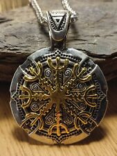 Viking Pendant Compass Rune Celtic with Necklace Nordmann Odin Vikings TOP for sale  Shipping to South Africa