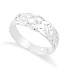 NEW 925 Solid Sterling Silver Celtic Pattern ring in Sizes G-Z /20 Diff Sizes, used for sale  POOLE