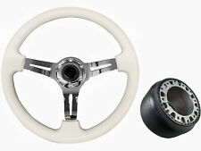 White chrome steering for sale  PETERBOROUGH