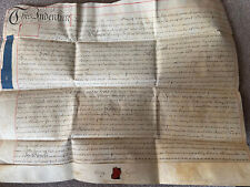 Antique vellum indenture for sale  LONDON