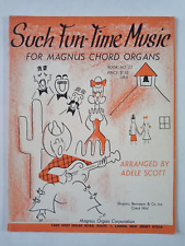 1963 Such Fun Time Adele Scott Magnus acordes órgão partitura música livro comprar usado  Enviando para Brazil