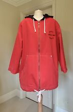 Women’s Mondi Sports Jacket/Coat UK10/EU38 Red White Navy 100% Cotton Rare VTG for sale  Shipping to South Africa