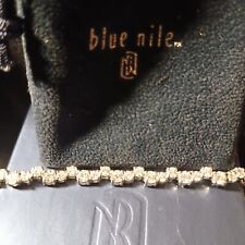 BLUE NILE 8" Solid 10k White gold 8ct Nat diamond Tennis bracelet *$7900* M or F for sale  Shipping to South Africa