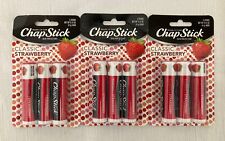 ChapStick protetor de pele clássico morango pacote com 3 - Lote de 3, usado comprar usado  Enviando para Brazil