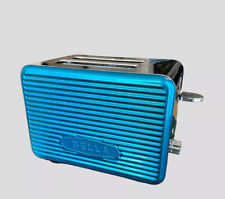 Torradeira Bella Electric 2 fatias azul cromada modelo retrô KT-3531 (tinta lascada) comprar usado  Enviando para Brazil