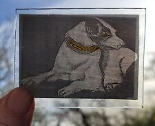 Stained glass dog for sale  BATTLE