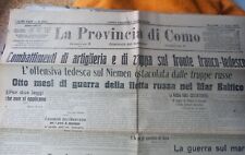 1915 giornale como. usato  Torino