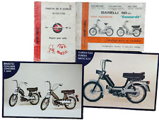 Folhetos de ciclomotores Garelli Flex e bimáticos livro de peças +manual x 4 itens correio grátis do Reino Unido comprar usado  Enviando para Brazil