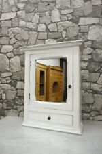 Antique Wooden French Bathroom Cabinet Wall Cabinet Shabby Chic White for sale  Shipping to South Africa
