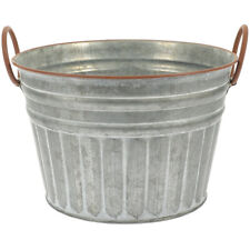 Tin bucket retro for sale  Shipping to Ireland
