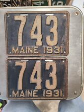 1931 maine license for sale  Norwalk