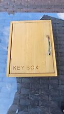 Wooden key box for sale  WEMBLEY