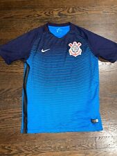 Camiseta de futebol juvenil masculina Nike Corinthians Paulista autêntica 2016 azul GG comprar usado  Enviando para Brazil