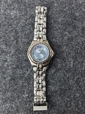 Guess - Relógio Waterpro feminino tom prata mostrador azul data , usado comprar usado  Enviando para Brazil