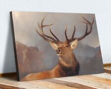 Deer stag framed for sale  Shipping to Ireland