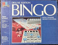Usado, Juego de bingo vintage con contadores de madera Milton Bradley edición de lujo 1974 completo segunda mano  Embacar hacia Argentina