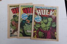 Marvel weekly hulk for sale  COLEFORD