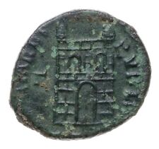 Arcadius (383-408 AD) – Æ Nummus (camp gate). Thesalonika / RIC 62c na sprzedaż  PL