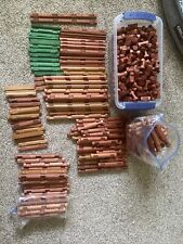 Lote misto enorme de 550+ peças de toras Lincoln Logs comprar usado  Enviando para Brazil