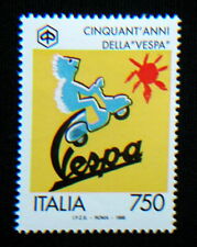 Itália 1996 Conjunto Moto Vespa Selos nunca usado, sem marca de charneira 50th Aniversário comprar usado  Enviando para Brazil