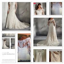 Used, Mori Lee Wedding Dress size 18 short cap sleeves for sale  Shipping to South Africa