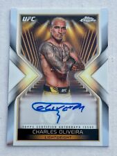 2024 UFC TOPPS CROMO CHARLES OLIVEIRA AUTÓGRAFO REFRATOR SSP comprar usado  Enviando para Brazil