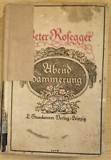 Buch abenddämmerung peter gebraucht kaufen  Chemnitz