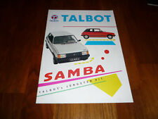 Talbot samba samba gebraucht kaufen  Seelze