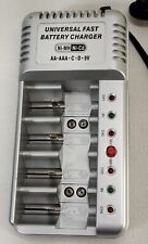 Cargador de batería universal modelo V-1199B se adapta a carga rápida AA-AAA-C-D 9V segunda mano  Embacar hacia Argentina