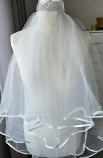 Veil white tiara for sale  CORBY