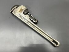 (L) RIDGID DE COLECCIÓN NO. 814 ALUMINIO H.D. LLAVE DE TUBO DE 14" - EN MUY BUEN ESTADO - HECHA EN EE. UU. segunda mano  Embacar hacia Mexico