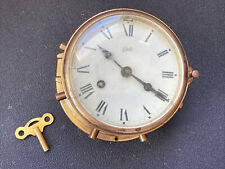 Used, Schatz - Germany - Brass Royal Mariner Ship's Clock Witch Key, Working for sale  Shipping to Canada