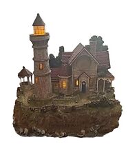 2004 Thomas Kinkade "Victorian Light" farol iluminado casa  comprar usado  Enviando para Brazil