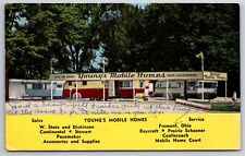 Fremont Ohio~Vendas de Casa Móvel de Jovens~Lindo Trailer Court~Castlecoach 1954 comprar usado  Enviando para Brazil