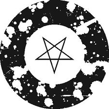 PENTAGRAM CIRCLE DESIGN CAR DECAL STICKER for sale  Shipping to South Africa