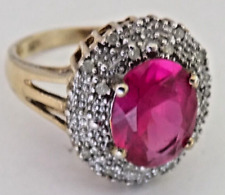 Vintage ring diamonique for sale  STOURBRIDGE