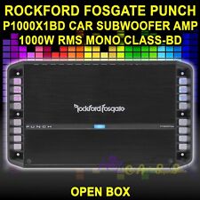 ROCKFORD FOSGATE PUNCH P1000X1BD SUB AMPLIFICADOR DE CARRO 1000W RMS MONO CLASS-BD OB comprar usado  Enviando para Brazil