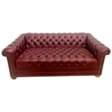 Vintage chesterfield leather for sale  Riverside